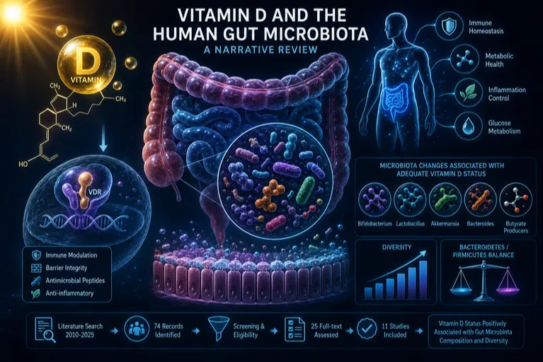 Cover image for VITAMIN D AND THE HUMAN GUT MICROBIOTA: A NARRATIVE REVIEW Review Article
